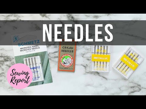 Needles for Embroidery Machines 📍 What I Use | SEWING REPORT