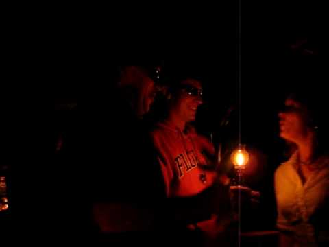 Jyrki Ikonen and Micah Levine singing Happy Birthday in Finnish on Forbes Island