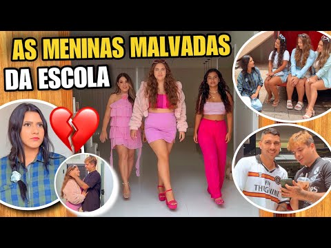 AS MENINAS MALVADAS DA ESCOLA! *ELA QUER MEU CRUSH* 😤😱 *novelinha*
