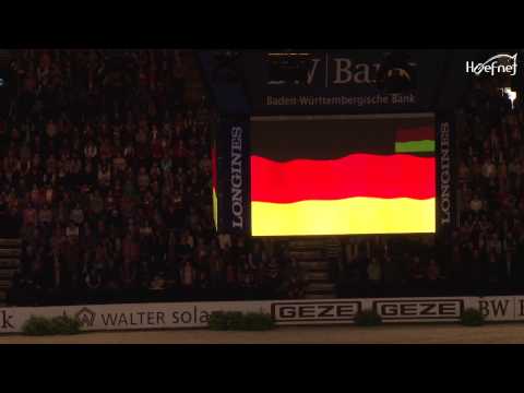 Prize giving ceremony FEI World Cup CAI-W Stuttgart 2013