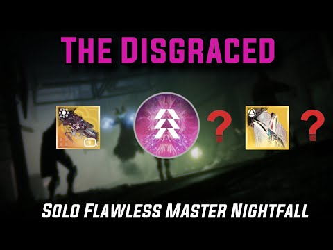 Solo Flawless Master Nightfall The Disgraced Prismatic Hunter w/ Outbreak Perfected [Destiny 2]