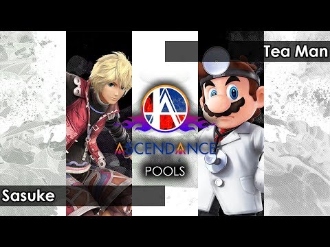 Smash 4: Sasuke (Shulk/Corrn) V Tea Man (Dr Mario) - Ascendance 53 Tournament SSB4