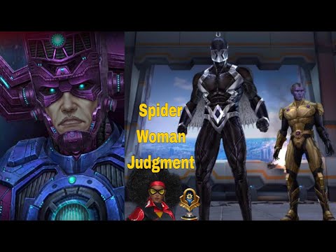 Spider Woman PVE Dispatch Mission And GBR Test With Judgment CTP - Marvel Future Fight