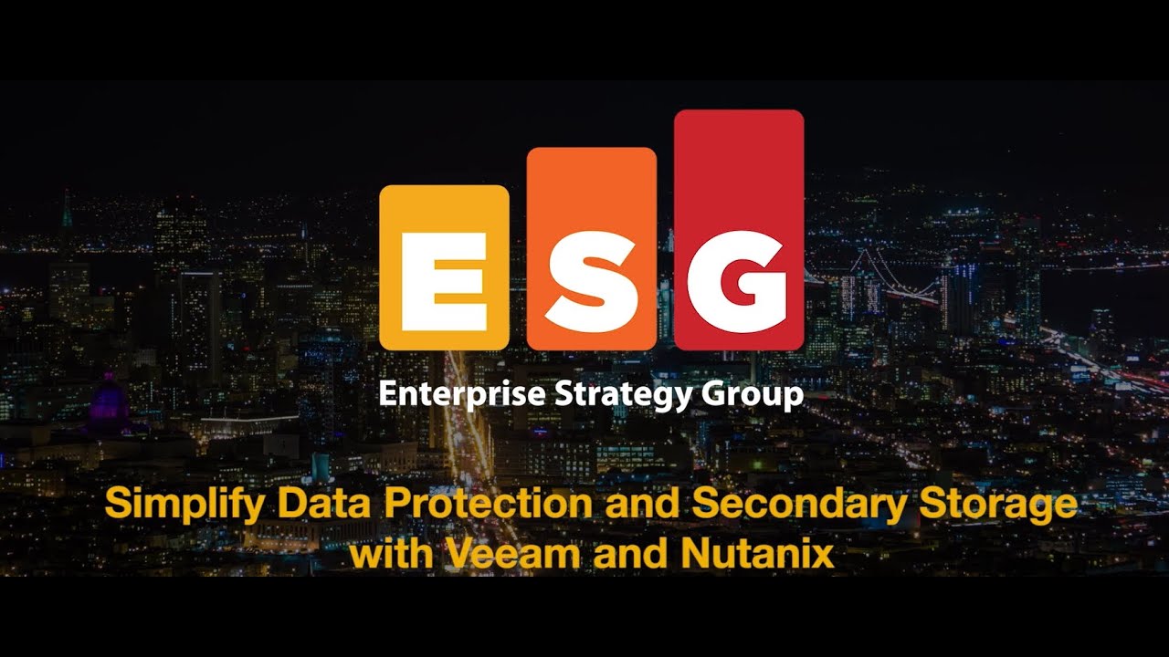 Veeam and Nutanix: Simplify data protection and secondary storage video