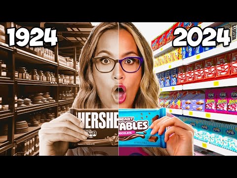 Eating 100 years of the world's most bizarre sweets! - So disgusting! 🤮