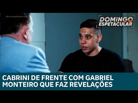 Cabrini de frente com Gabriel Monteiro que fala pela primeira vez sobre denúncia de estupro
