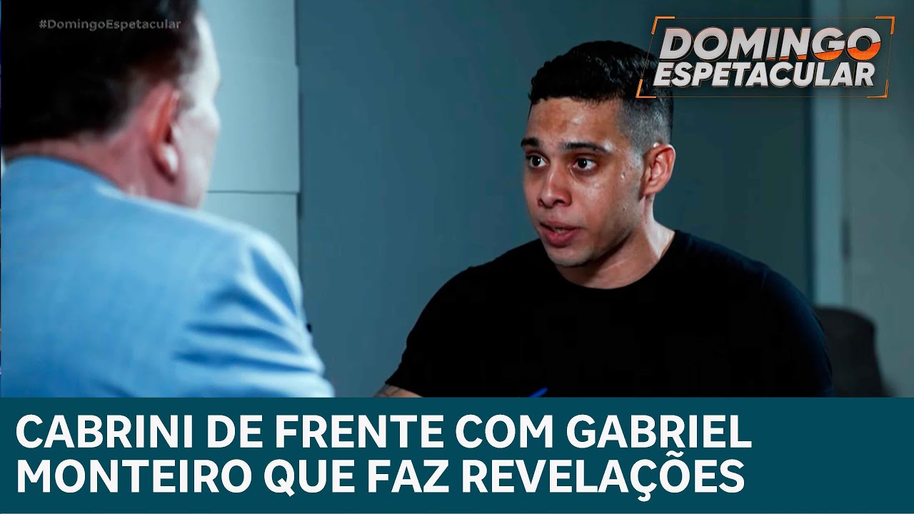 Cabrini de frente com Gabriel Monteiro que fala pela primeira vez sobre denúncia de estupro