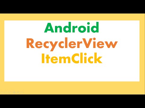 Android RecyclerView - How to handle ItemClickListener