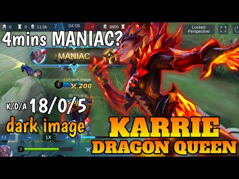 KARRIE DRAGON QUEEN | 4MINS MANIAC? | KARRIE GAMEPLAY | DARK IMAGE PLAYS KARRIE | KUYABOGZ TV