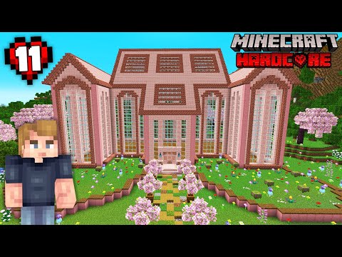 JWhisp - I Built a Cherrywood Mansion in Hardcore Minecraft 1.20!