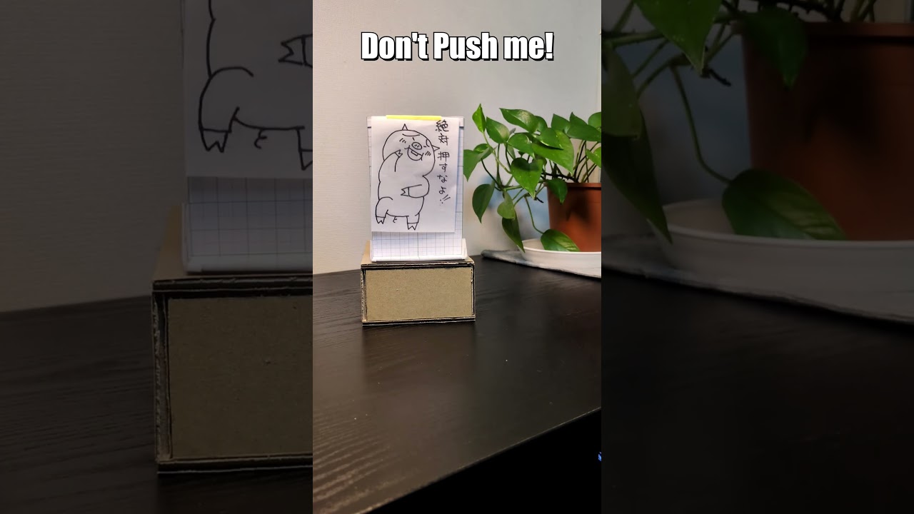 Don’t Push Me! A Target That Stands Back Up by Itself.