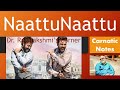 Naattu Naattu Naattu Koothu RRR Carnatic Notes Veena Tutorial Swarams DrRajalakshmi