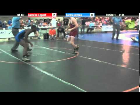 Men`s Freestyle 61 KG Camden Eppert vs. Aaron Dupree
