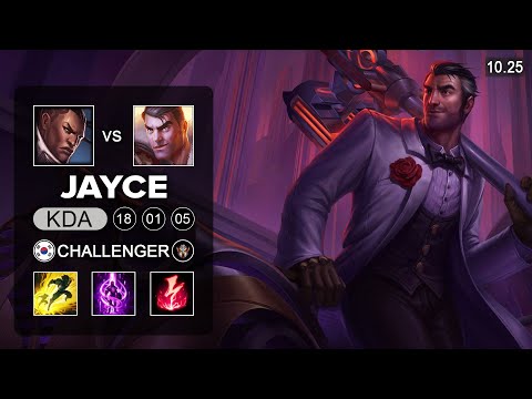 Jayce Top vs Lucian - KR Challenger Patch 10.25