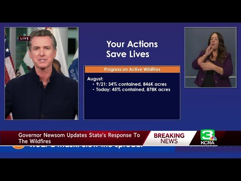Gov. Newsom gives update on new California wildfires
