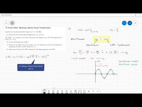 Übung "Signale und Systeme - Teil 1", Aufgabe 12