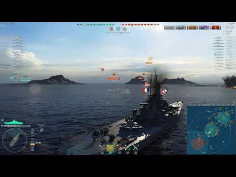 Massachusetts, the best Tiers 8 Battleship