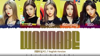 Download lagu ITZY - 'WANNABE' [ENGLISH VERSION] Lyrics [Color Coded_Eng] mp3