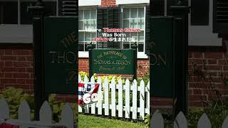 【アメリカ旅行】トーマス・エジソン生誕の地/The Birthplace of Tohmas Edison