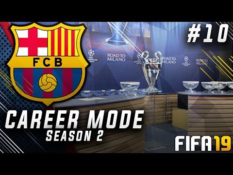 FIFA 19 Barcelona Career Mode EP10 - Insane Champions League R16 Draw!! Transfer Window Opens!!
