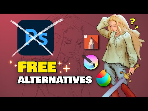 TESTING 3 FREE PAINTING APPS (Krita, Medibang Paint,...