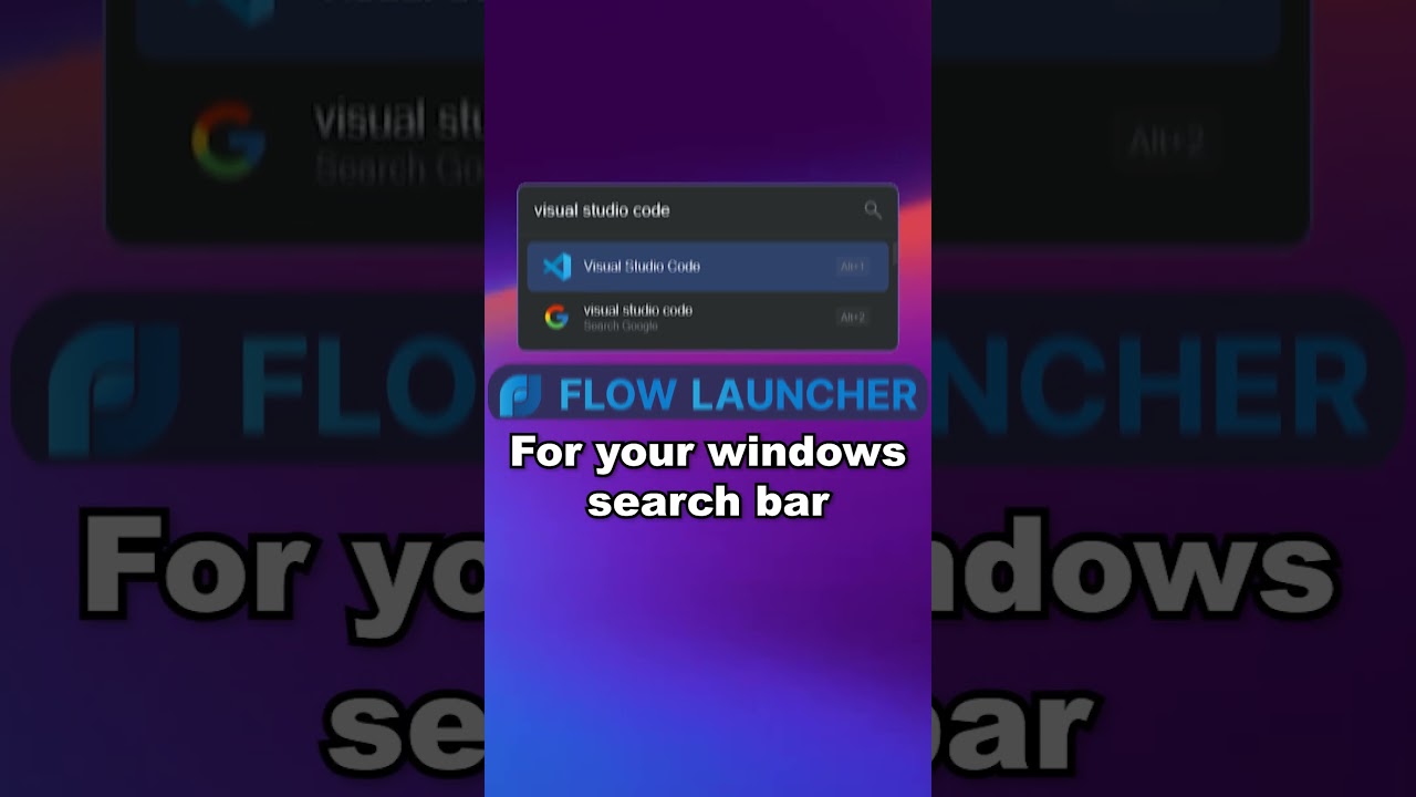 Flow Launcher is the Best FREE Windows productivity app tool #windows #techtips #apps #productivity