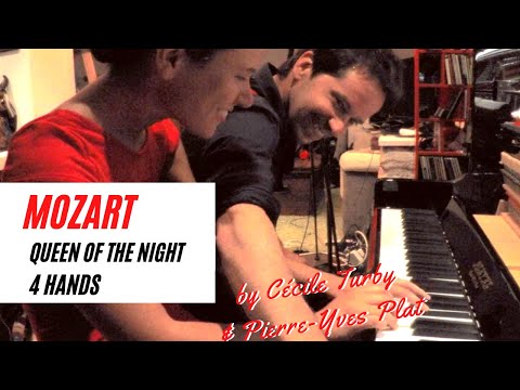 PIANO 4 MAINS sur La Reine de la nuit (MOZART - La Flûte Enchantée) // Queen of the Night Aria