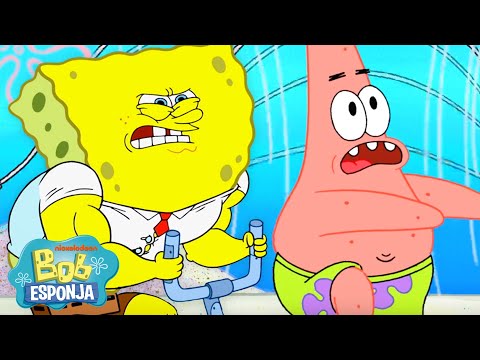 Bob Esponja | ¡Los momentos más energéticos de SpongeBob! 🤪 | Compilación de 60 minutos | Español