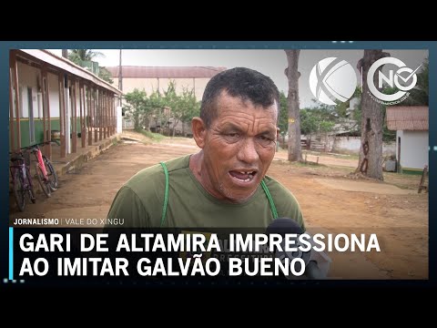 Trabalhador faz sucesso em Altamira (PA) por imitar Galvão Bueno | SBT Altamira