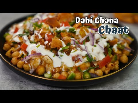 Dahi Chana Chaat Recipe | Aloo Chana Chaat with Yogurt | Street Style Aloo Cholay by Tiffin Box