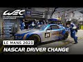 Jimmie Johnson Hands Over the Wheel to Jenson Button for the Nascar G56 I 2023 24 Hours of Le Mans