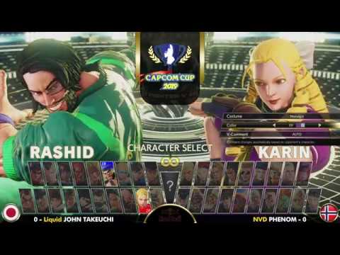 Winners Quarters LIQUID John Takeuchi(RASHID) vs NVD Phenom(KARIN)-Capcom Cup 2019-CPT 2019