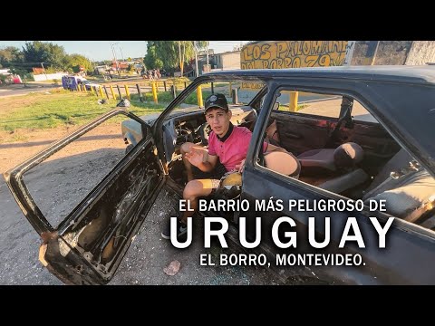 El barrio "MÁS PELIGROSO" de URUGUAY. Así es la vida en EL BORRO , MONTEVIDEO.