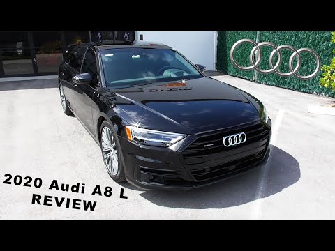 2020 AUDI A8 L * Exterior/Interior & Driving Review + AMAZING AMBIENT LIGHTING!