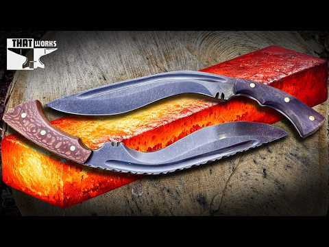 We Forged Kukri Knives All Day… It Got Intense