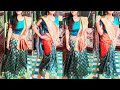 Silk Saree Draping In Two Traditional Bridal Style Silk Saree Wearing In Lahenga Style Silksaree