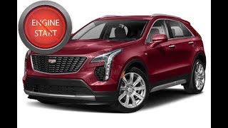 Open and Start a Cadillac XT4 with a dead key fob battery.