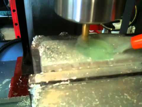 First cuts with Sieg X3 Promica CNC conversion