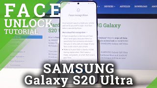 How to Use Face Unlock on SAMSUNG Galaxy S20 Ultra – Face Recognition