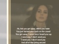 Lana Del Rey - Chelsea Hotel No 2 OFFICIAL ...