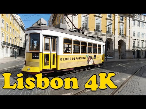 Passeio por Lisboa Porugal [4K] Miradouro da Senhora do Monte - Praça Luís de Camões.