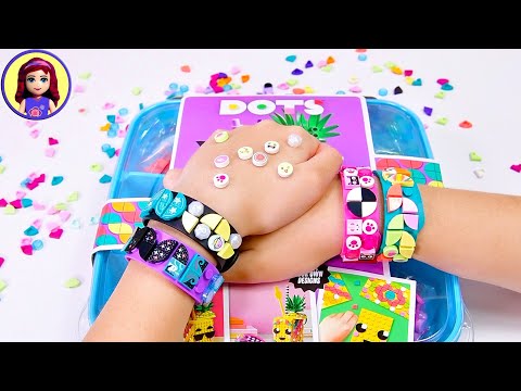 Lego DOTS Wrist Bands - DIY your own design to wear! thumnail