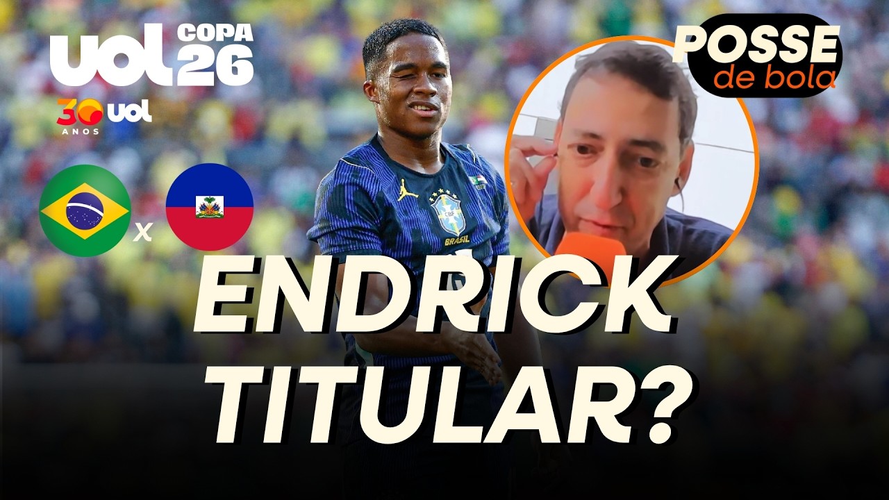 BRASIL COM MUDANÇA NO ATAQUE? ENDRICK JOGA? PVC ESCALA POSSÍVEL TIME DE ANCELOTTI CONTRA O HAITI