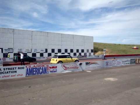 Thumbnail for Andy and Bhozar MINI Cooper S Shakespeare race way drag racing Mini "Mini (marque)" by Mini (marque)