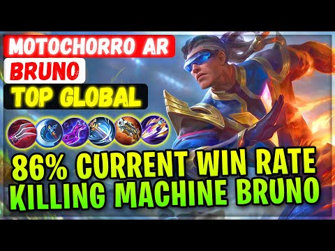 86% Current Win Rate Killing Machine Burno [ Top 5 Global Bruno ] motochorro AR Mobile Legends Build