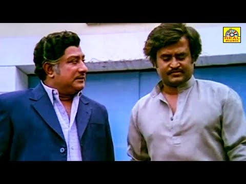 Sivaji Ganesan And Rajinikanth || Padikkadavan Movie Climax Scenes || Rajinikanth Mass Scenes