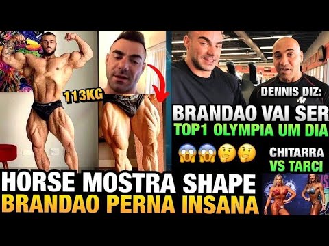 HORSE INCRIVEL COM 113KG - BRANDÃO CAMPEÃO DO MR OLYMPIA ? DENNIS FAZ PREVISÃO + CHITARRA VS TARCI