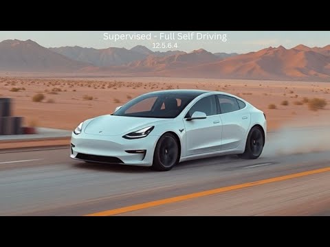 New Update 12.5.6.4 - Navigate to UPS Store | 2024 Tesla Model 3 - Supervised Full Self Driving