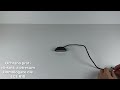 Červené výstražné LED svetlo 12/24V - 3x 1W / 9 režimov výstražného blikania / ECE R10 (65 x 22 x 24 mm) - Video Youtube