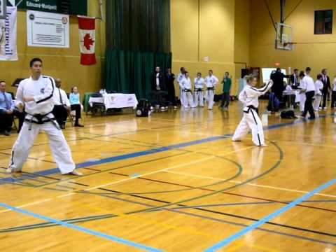 ITF Taekwon-Do Eastern Canadian Championships 2010 - 4th dan exhibition match 2